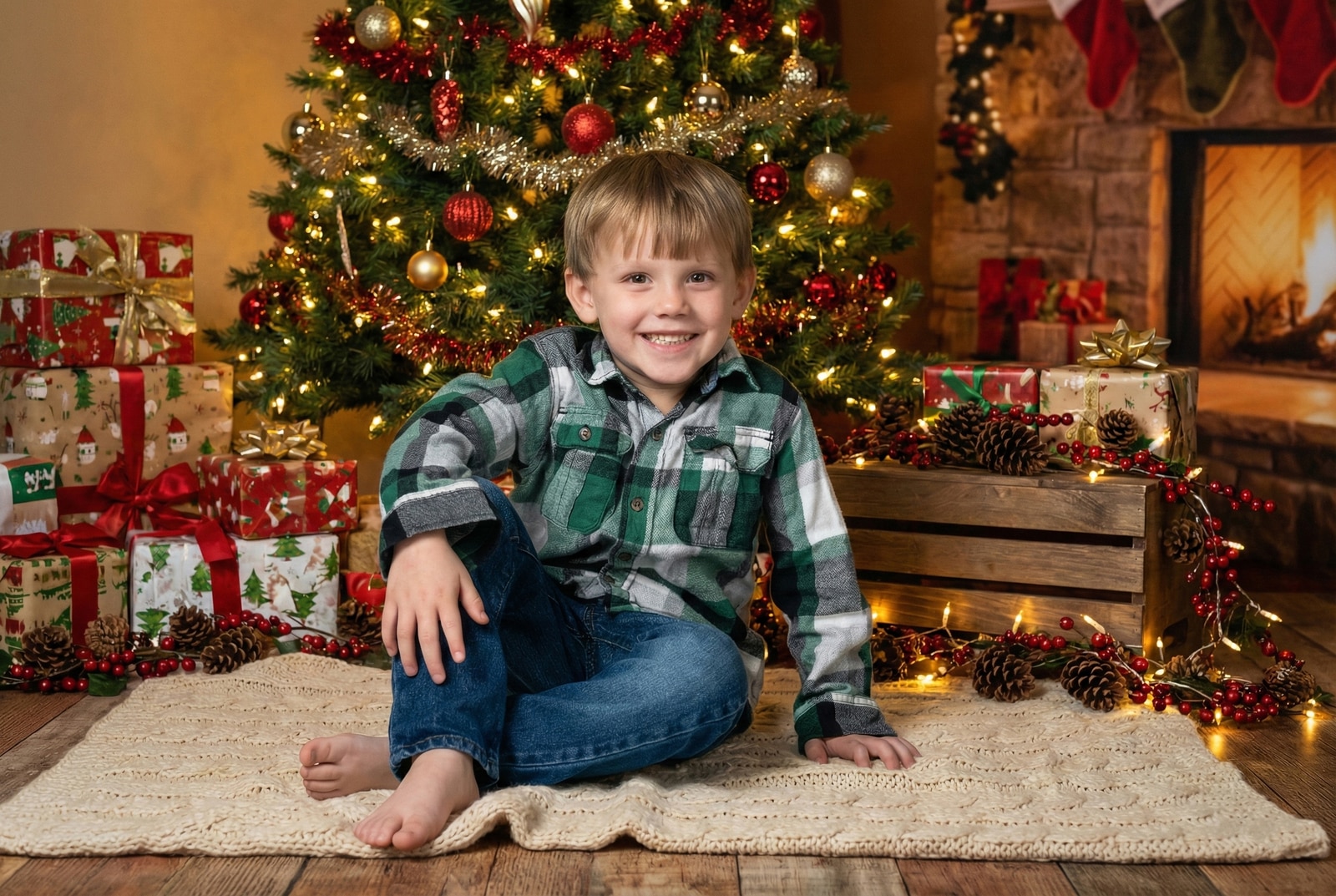 Christmas Background After