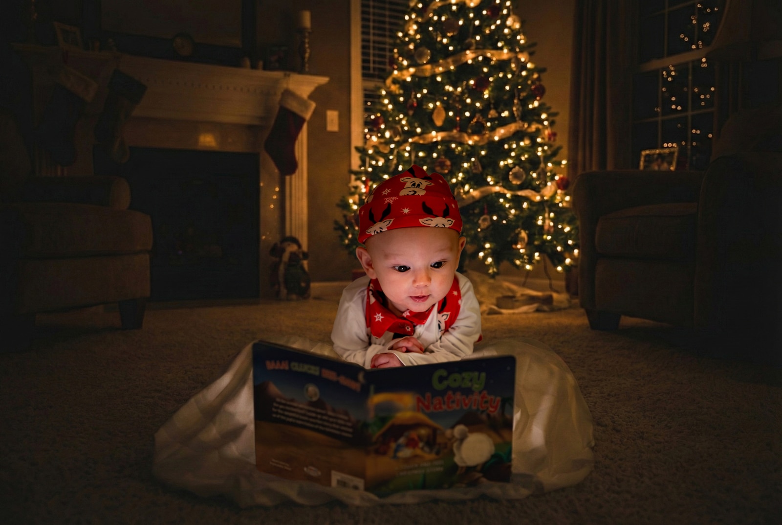 Christmas Background After