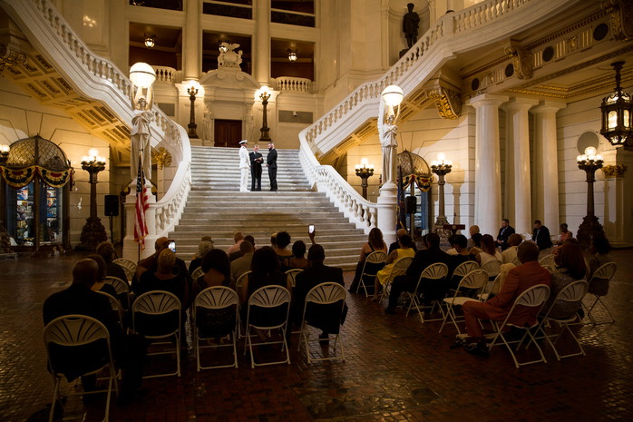 Wedding Couple married Harrisburg wedding photographer